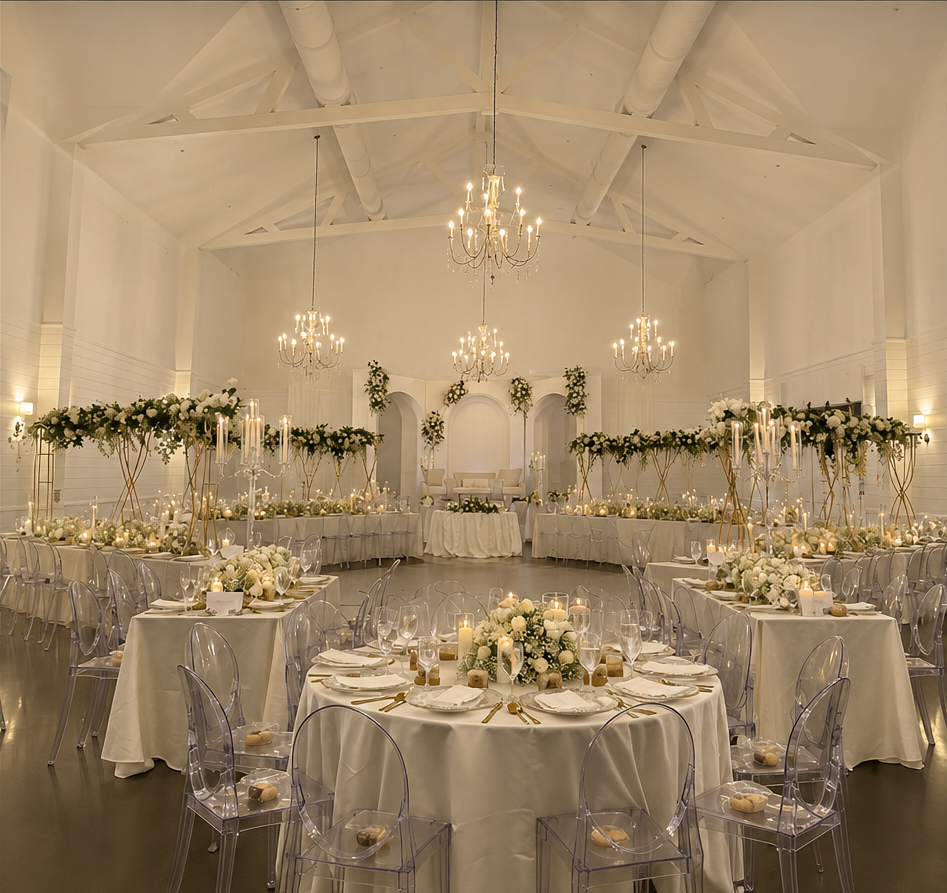 Decorated ballroom at Texas AZ Paradise Ranch