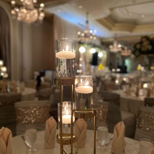Elegant candle display